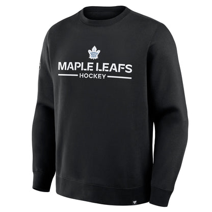 Fanatics Toronto Maple Leafs Authentic Pro Primary Black Long Sleeve Shirt