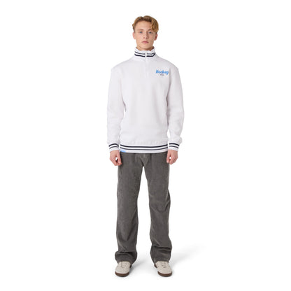 CCM Stripe Collection Men's Quarter Zip Sweater
