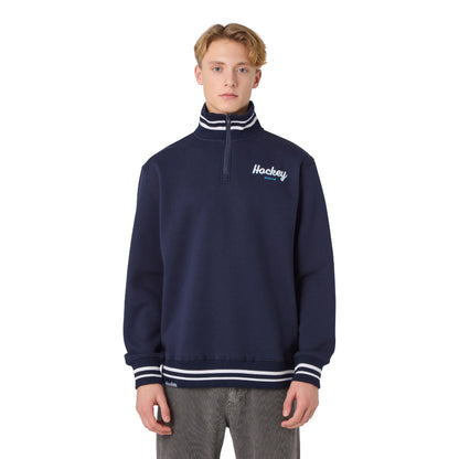 CCM Stripe Collection Men's Quarter Zip Sweater