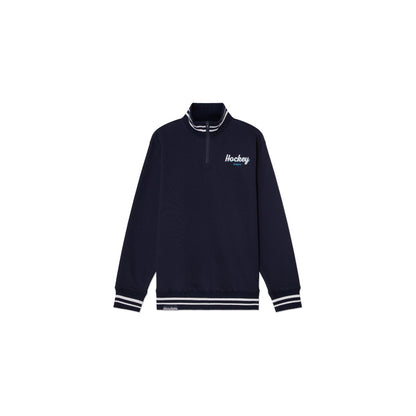 CCM Stripe Collection Men's Quarter Zip Sweater