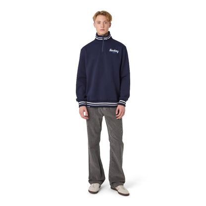 CCM Stripe Collection Men's Quarter Zip Sweater