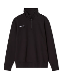 CCM Adult Black Tech Fleece 1/4 Zip