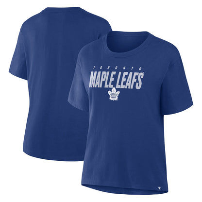 Fanatics Toronto Maple Leafs Breakaway Women's Blue T Shirt