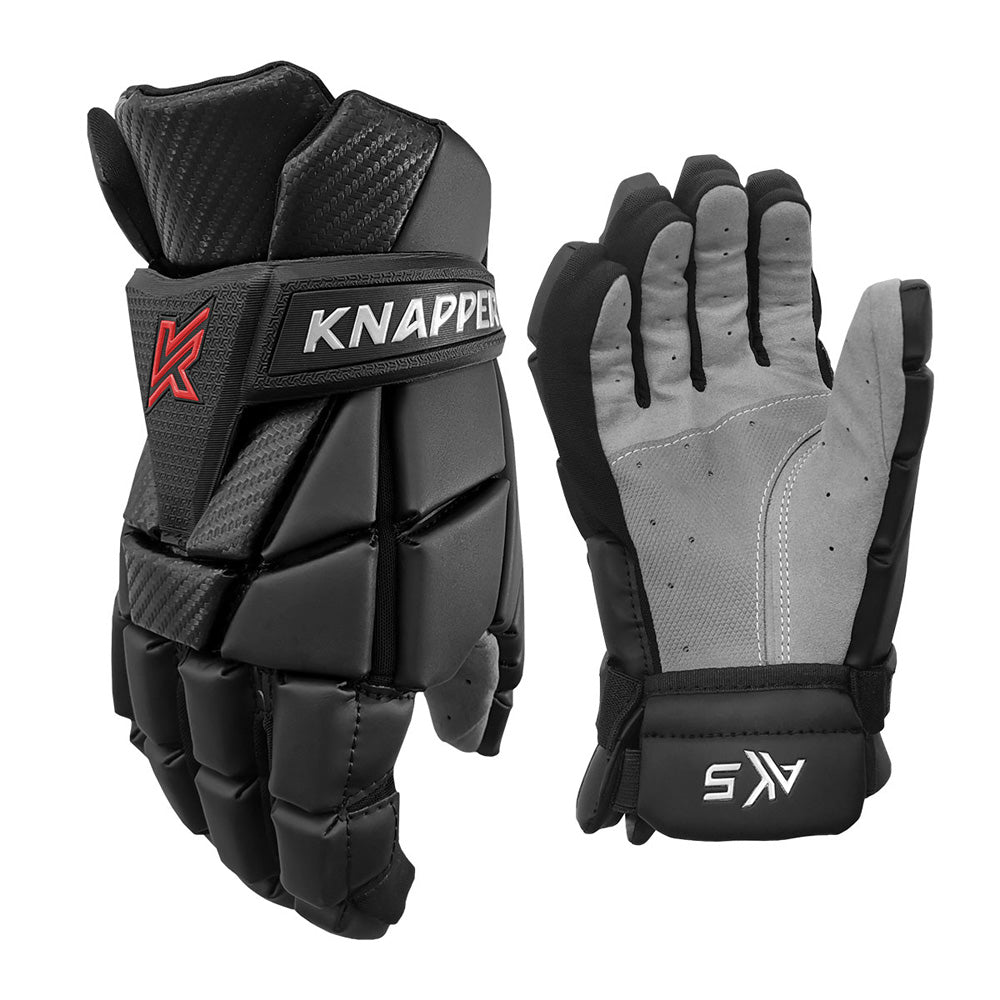 KNAPPER AK5 V2 BLACK BALL HOCKEY GLOVES