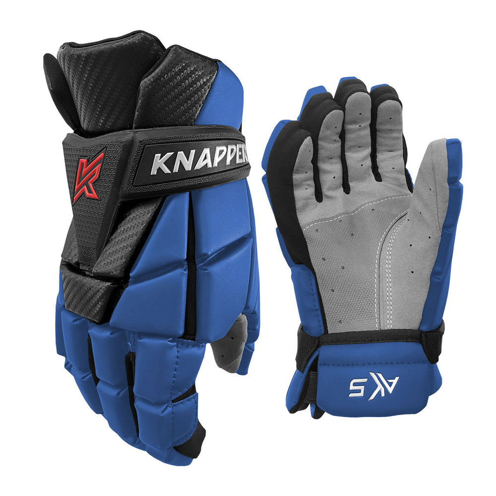 KNAPPER AK5 V2 BLUE BALL HOCKEY GLOVES