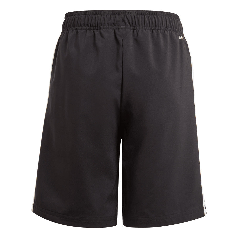 ADIDAS 3S KIDS WOVEN BLACK/WHITE SHORTS