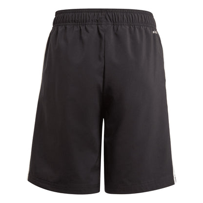 ADIDAS 3S KIDS WOVEN BLACK/WHITE SHORTS