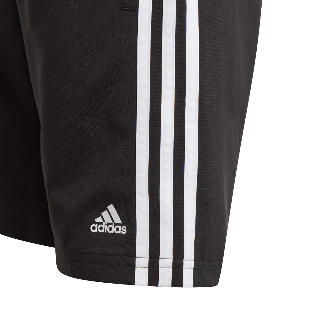 ADIDAS 3S KIDS WOVEN BLACK/WHITE SHORTS