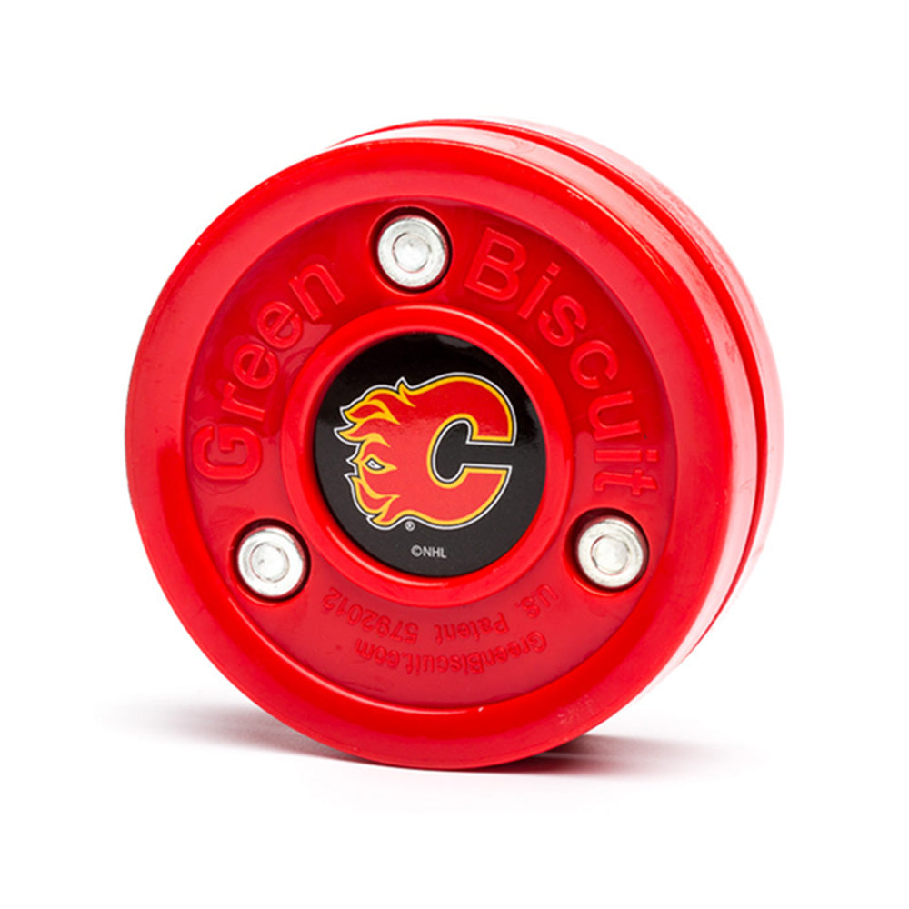 GREEN BISCUIT NHL TRAINING HOCKEY PUCK