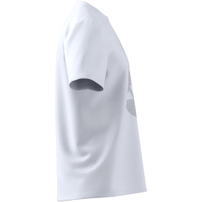 ADIDAS KETTLEBELL LOGO WHITE T SHIRT