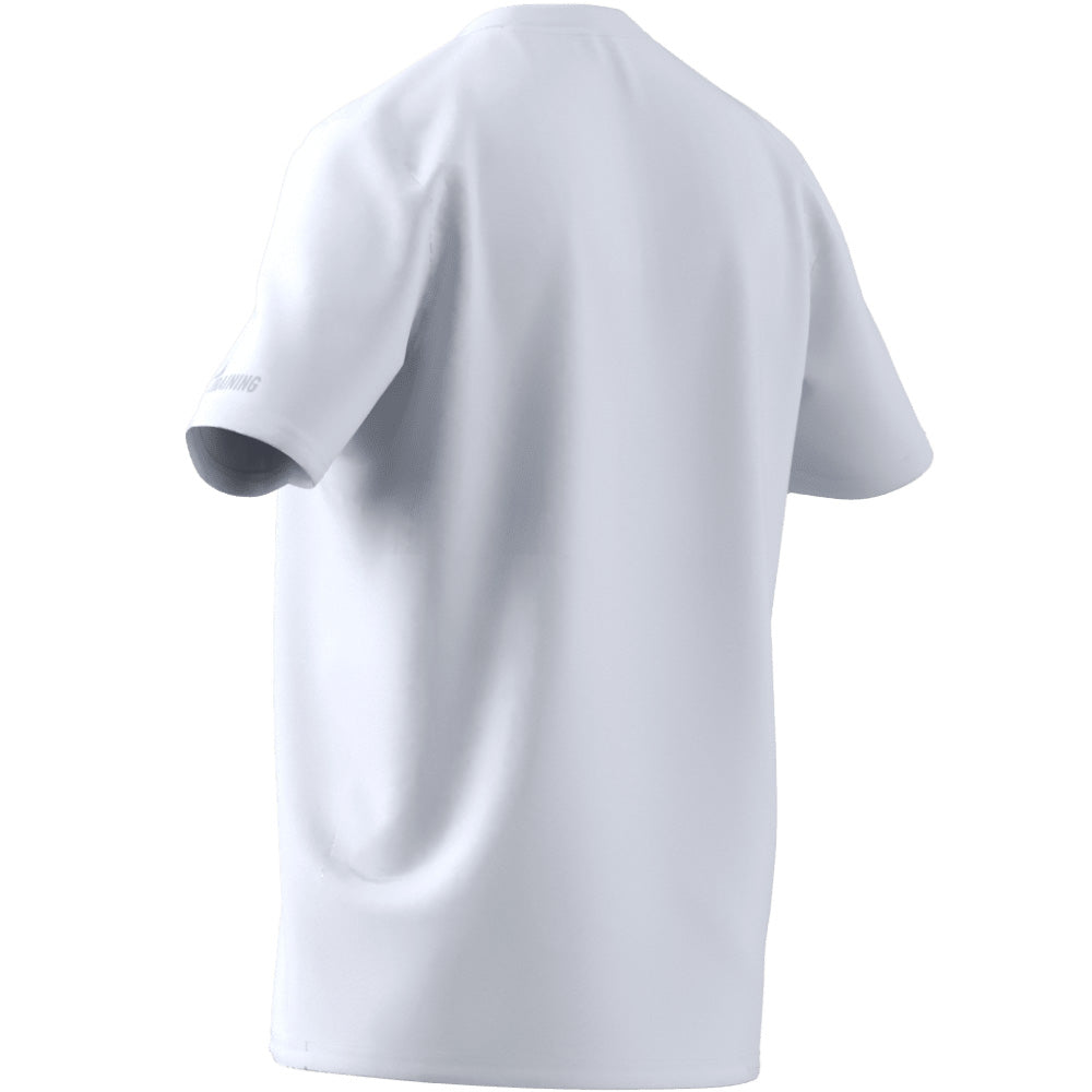 ADIDAS KETTLEBELL LOGO WHITE T SHIRT