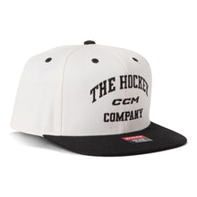 CCM Athleisure Flat White Snapback Hat