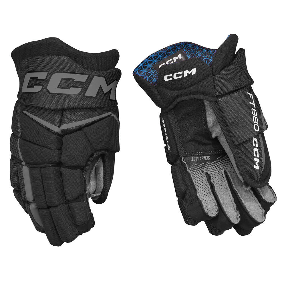 CCM JETSPEED FT880 JUNIOR HOCKEY GLOVES