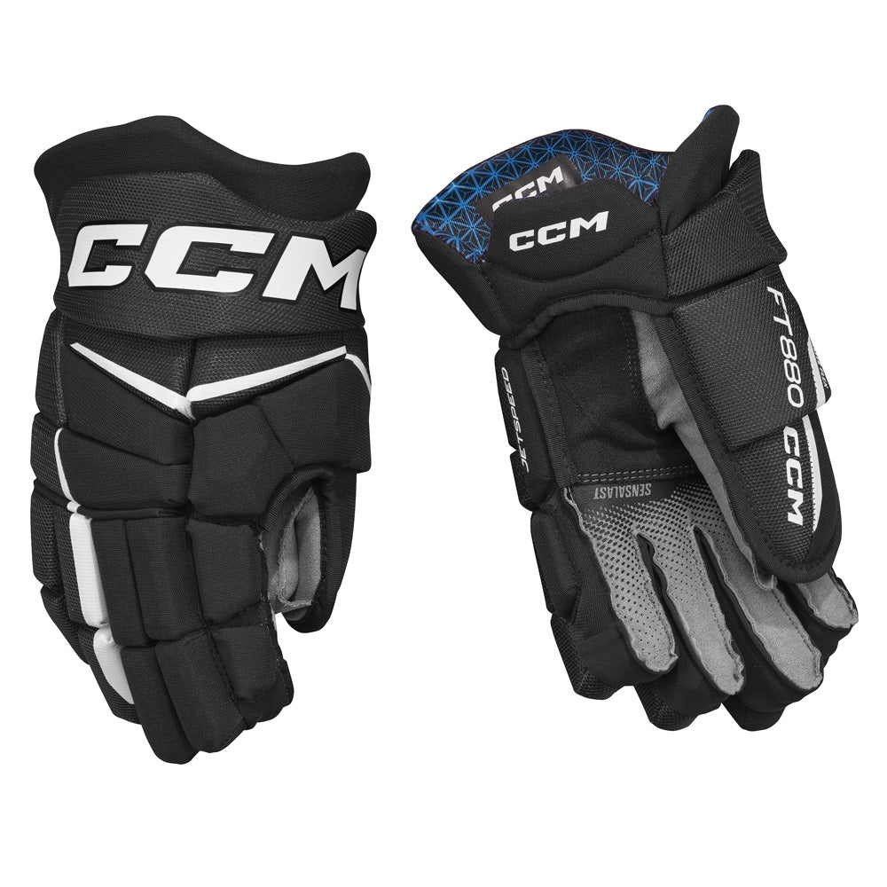 CCM JETSPEED FT880 JUNIOR HOCKEY GLOVES