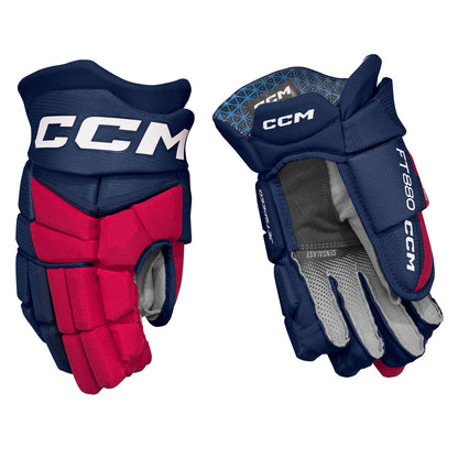 CCM JETSPEED FT880 JUNIOR HOCKEY GLOVES
