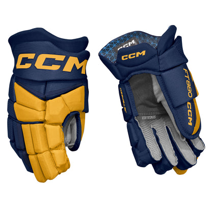 CCM JETSPEED FT880 JUNIOR HOCKEY GLOVES