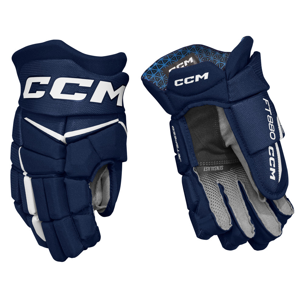 CCM JETSPEED FT880 JUNIOR HOCKEY GLOVES