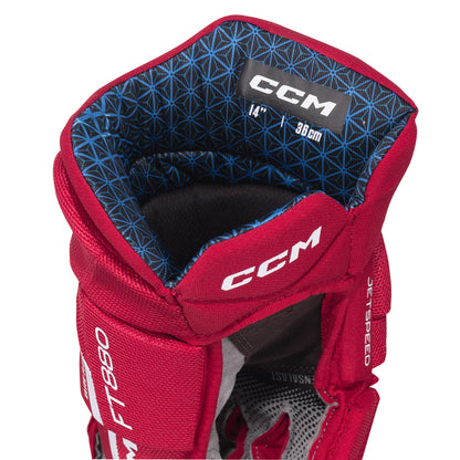 CCM JETSPEED FT880 JUNIOR HOCKEY GLOVES