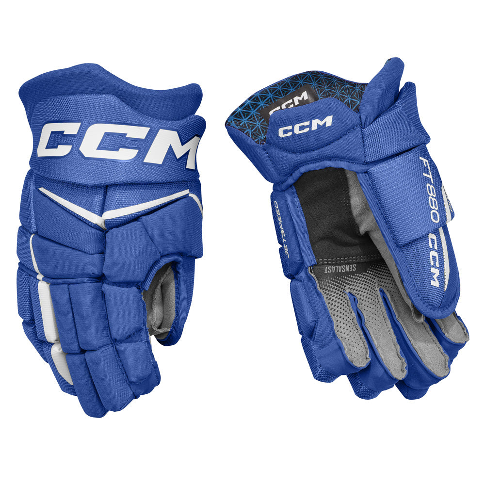 CCM JETSPEED FT880 JUNIOR HOCKEY GLOVES