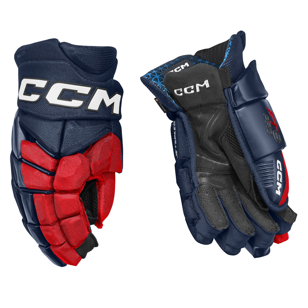 CCM JETSPEED FT8 PRO JUNIOR HOCKEY GLOVES