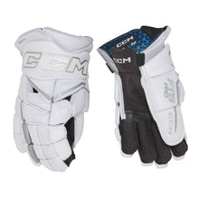 CCM Jetspeed FT8 Pro White Senior Hockey Gloves