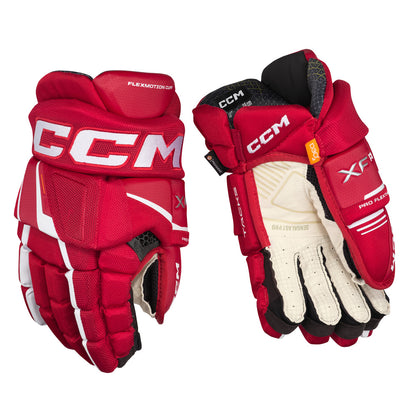 CCM TACKS XF PRO JUNIOR HOCKEY GLOVES