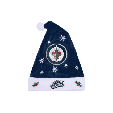 WINNIPEG JETS SNOWFLAKE SANTA HAT