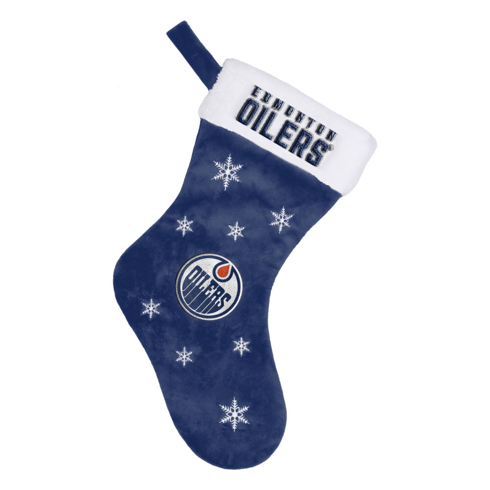 EDMONTON OILERS SNOWFLAKE STOCKING
