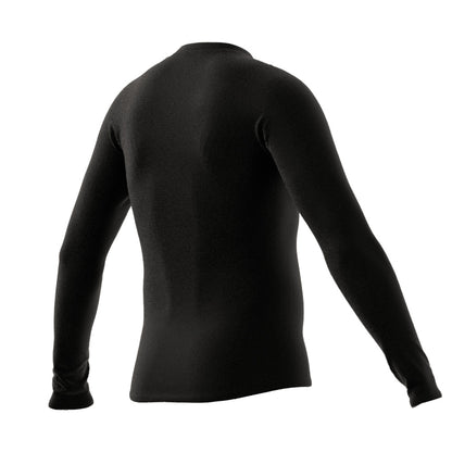 ADIDAS TECHFIT BLACK LONG SLEEVE SHIRT