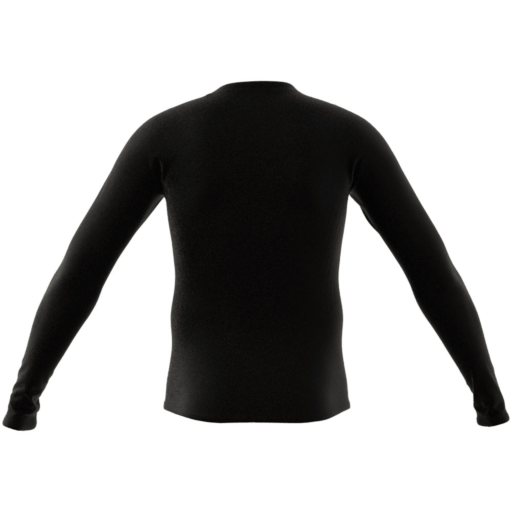 ADIDAS TECHFIT BLACK LONG SLEEVE SHIRT