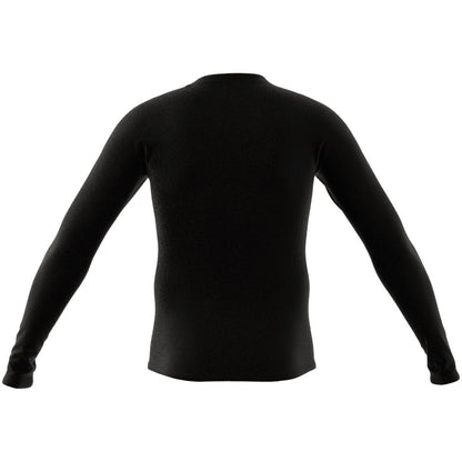 ADIDAS TECHFIT BLACK LONG SLEEVE SHIRT