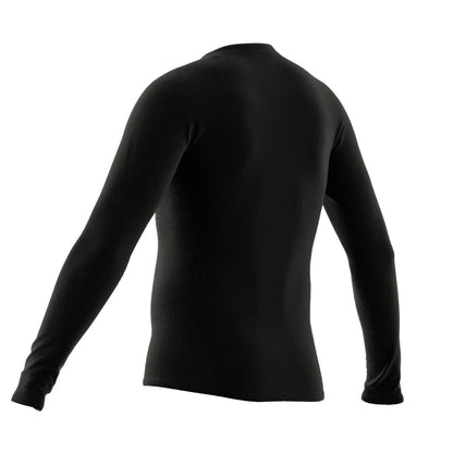 ADIDAS TECHFIT BLACK LONG SLEEVE SHIRT