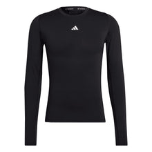 ADIDAS TECHFIT BLACK LONG SLEEVE SHIRT