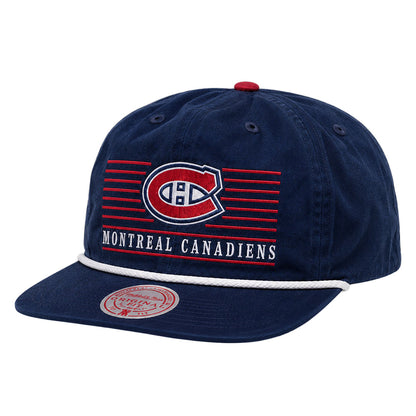 Mitchell & Ness Montreal Canadiens Ascend Navy Snapback Hat
