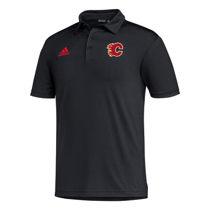 ADIDAS CALGARY FLAMES 22 GOLF POLO SHIRT