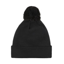 CCM YOUTH CORE POM KNIT BLACK TOQUE