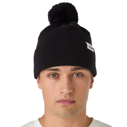 CCM Casual Black Pom Knit Toque