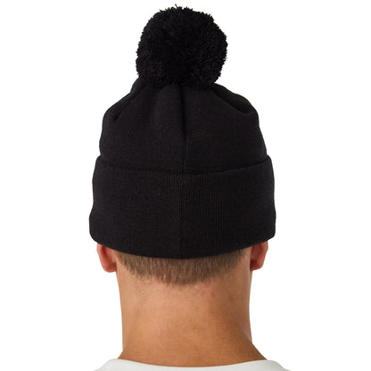 CCM Casual Black Pom Knit Toque