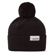 CCM Casual Black Pom Knit Toque