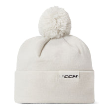 CCM Casual White Pom Knit Toque