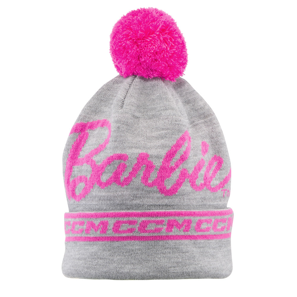 CCM Barbie Collection Adult Grey Knit Toque