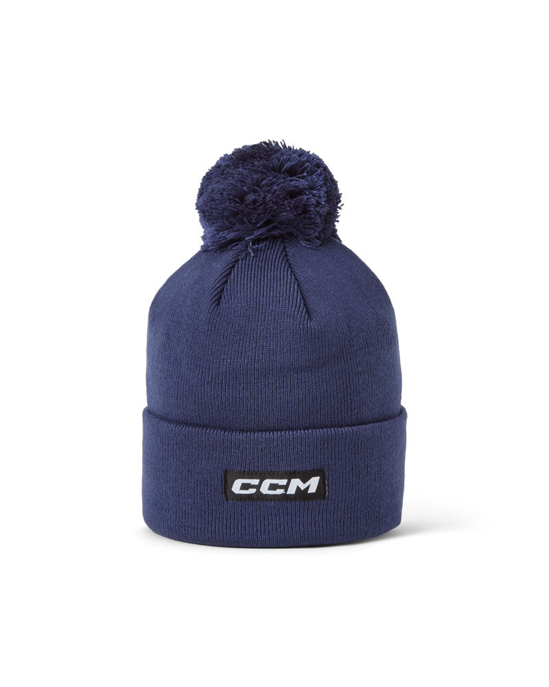 CCM Navy Pom Knit Toque