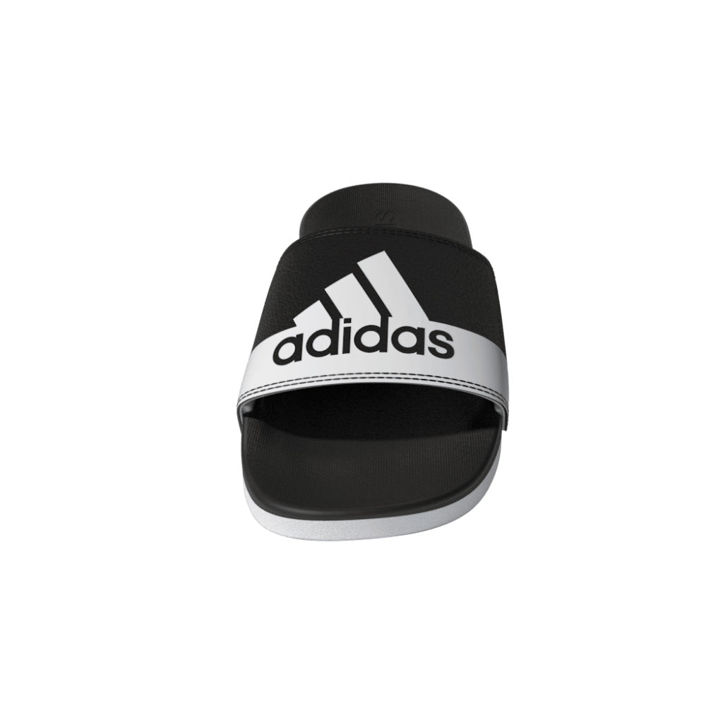 ADIDAS KIDS ADILETTE COMFORT BLACK/WHITE/WHITE SLIDE SANDALS