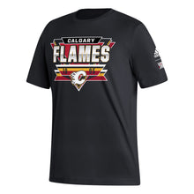 ADIDAS ADULT CALGARY FLAMES REVERSE RETRO 2.0 T SHIRT