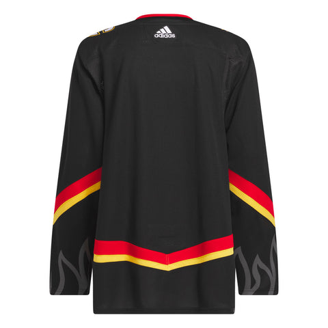 ADIDAS CALGARY FLAMES PRIME AUTHENTIC BLACK THIRD JERSEY
