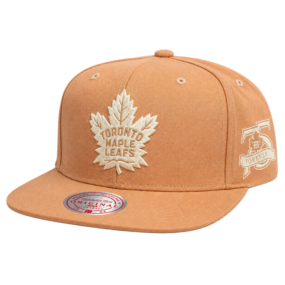 Mitchell & Ness Chalk Dust Peach Snapback Hat