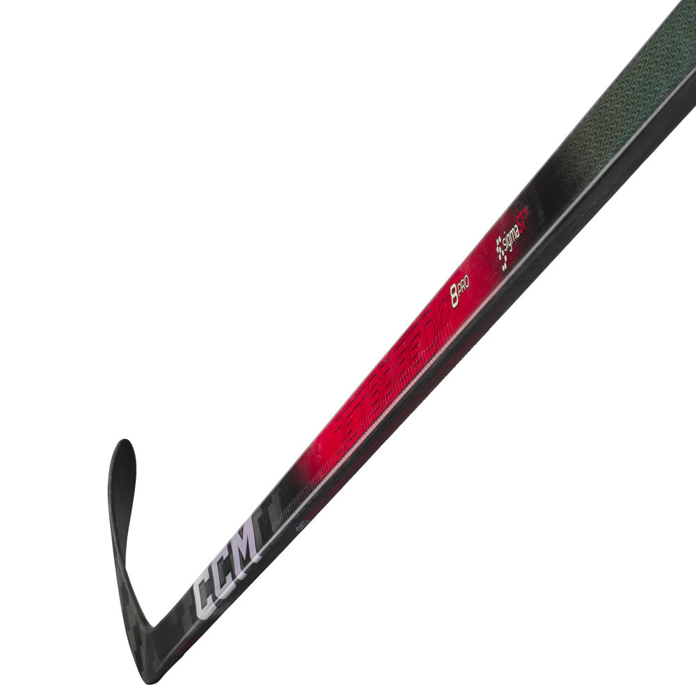 CCM JETSPEED FT8 PRO RED JUNIOR HOCKEY STICK