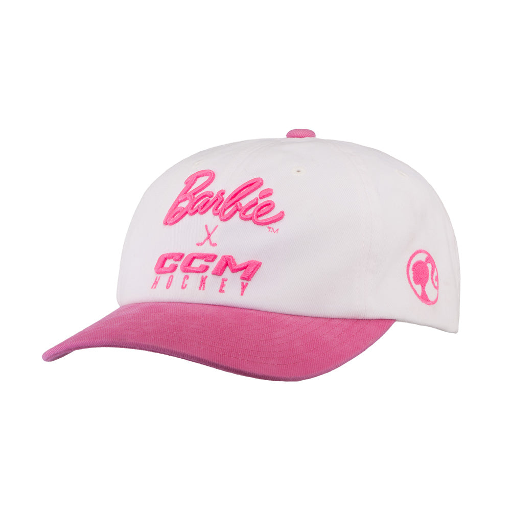 CCM Barbie Collection Adult White Hat