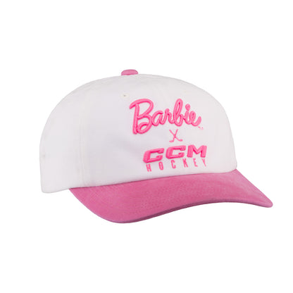 CCM Barbie Collection Adult White Hat