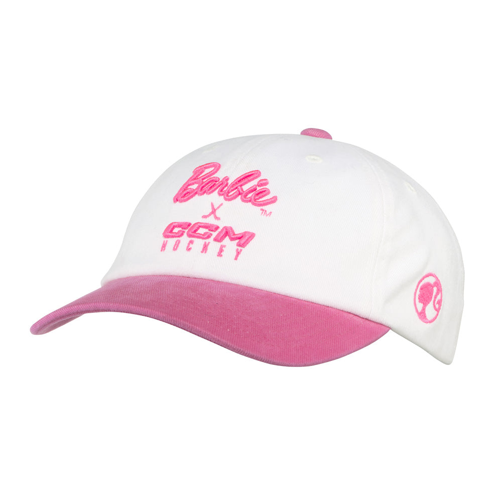 CCM Barbie Collection Youth White Hat